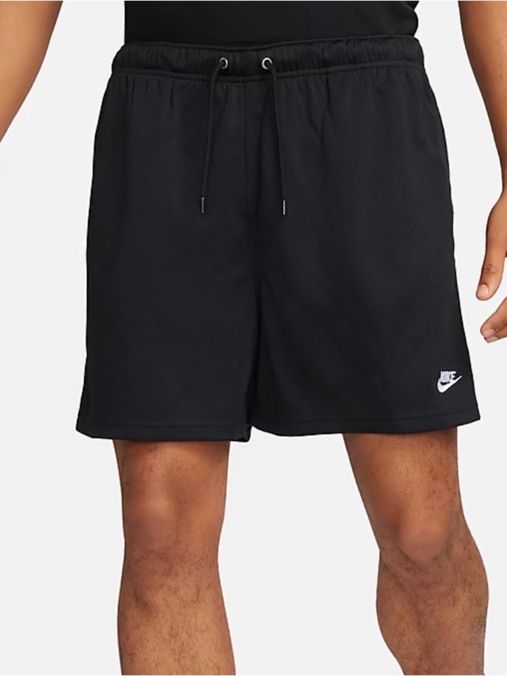 Nike Men’s Black Athletic Mesh Shorts